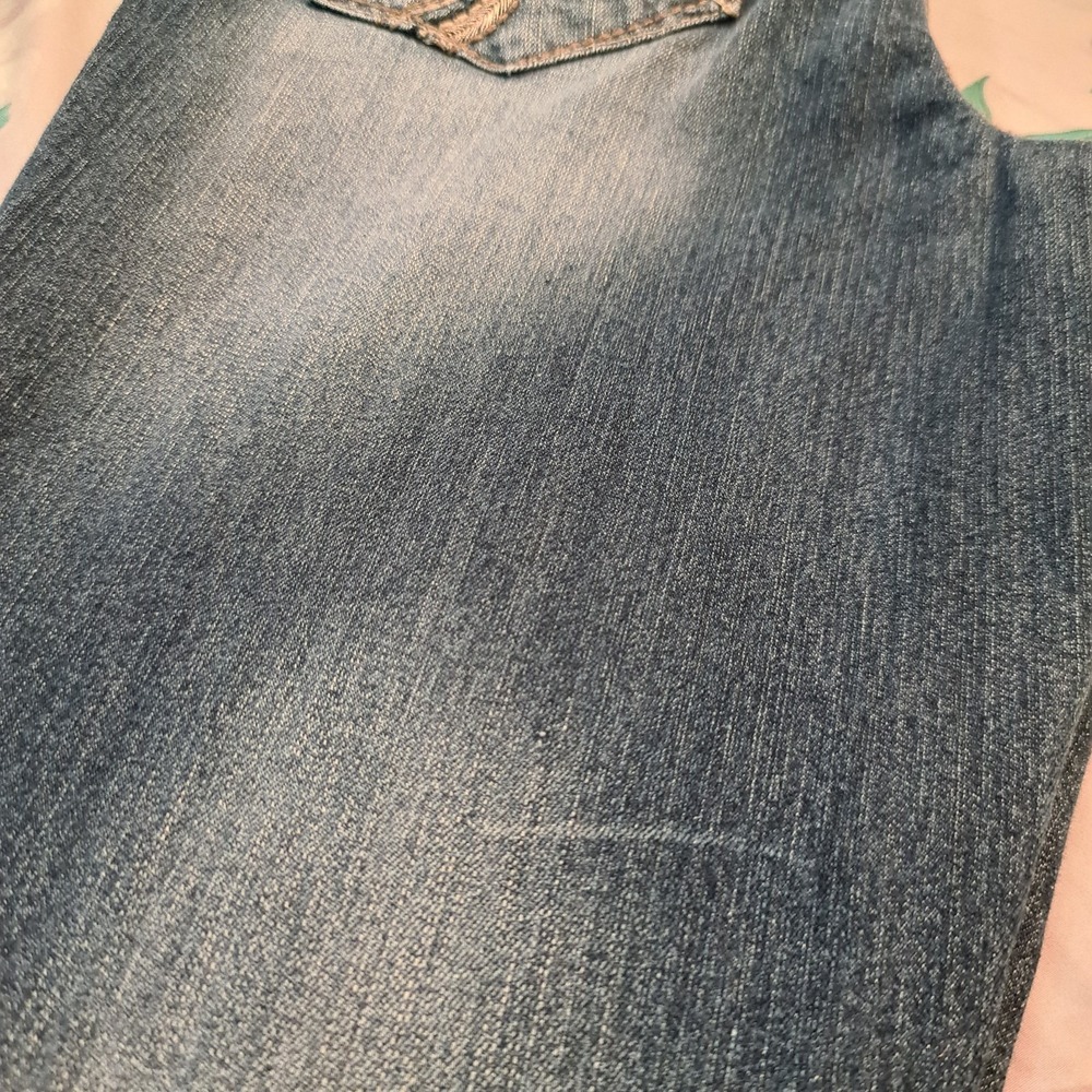 l.e.i. Jeans‎ Sophia Hipster Flare Womens 15 Stretch Denim Flap Pockets LEI Y2K - Picture 12 of 12